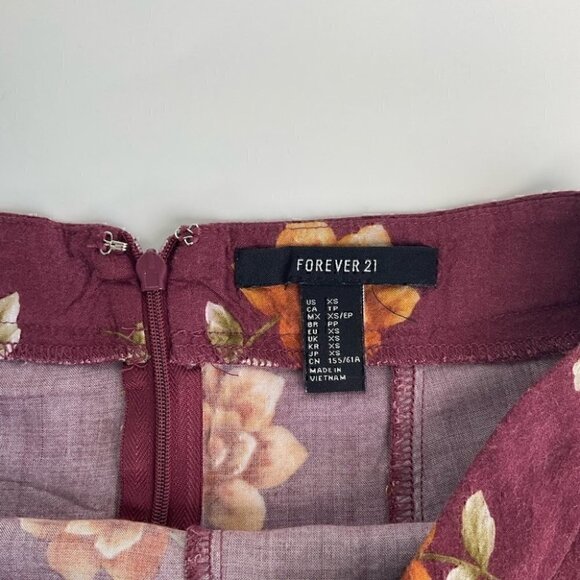 Forever 21 Mini  Floral High Waist Shorts - Picture 4 of 5